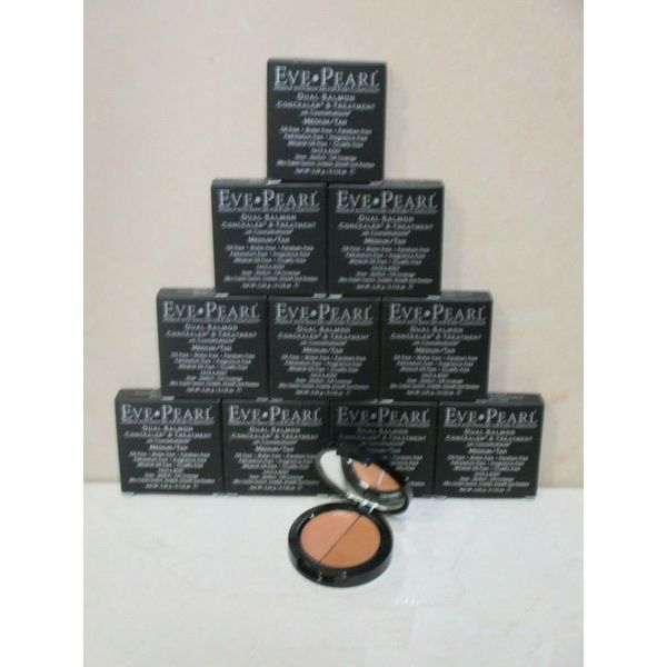 EVE PEARL (LOT OF 50) DUAL SALMON CONCEALER MEDIUM/TAN 0.16 OZ NWB EACH