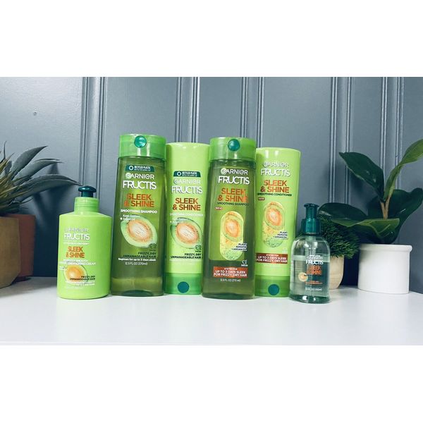 Womens Personal Hair Care Bundle GARNIER FRUCTIS Lot Of 6 Sleek & Shine