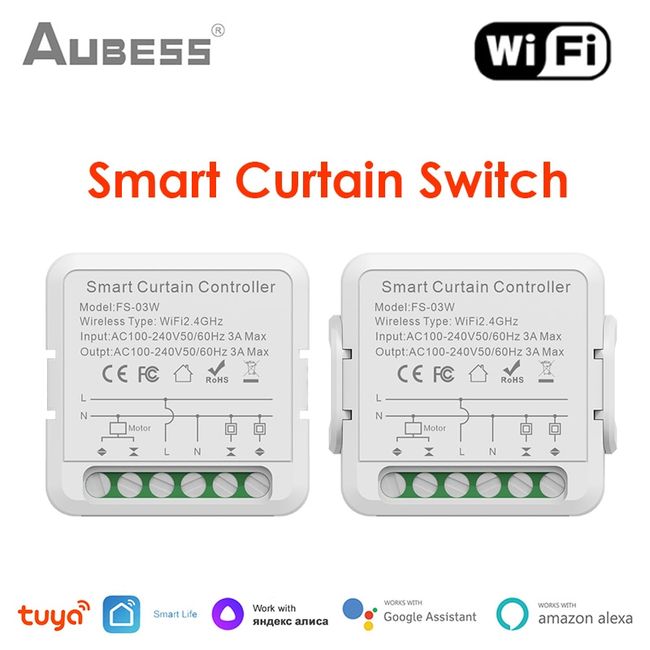 Tuya Smart WiFi and Bluetooth Switch for Shutter Management