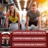 MACA extract - 120 Capsules - Extra Strong with 6000mg - Vegan & High Dosage