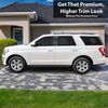 BOGAR TECH DESIGNS Lower Side Chrome Delete Overlay Compatible with Ford Expedition Max 2022-2024, Gloss Black