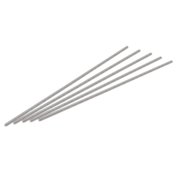 sourcing map 15Pcs M3 x 150mm Fully Threaded Rod 304 Stainless Steel Right Hand Threads,M3-0.5 Thread Pitch