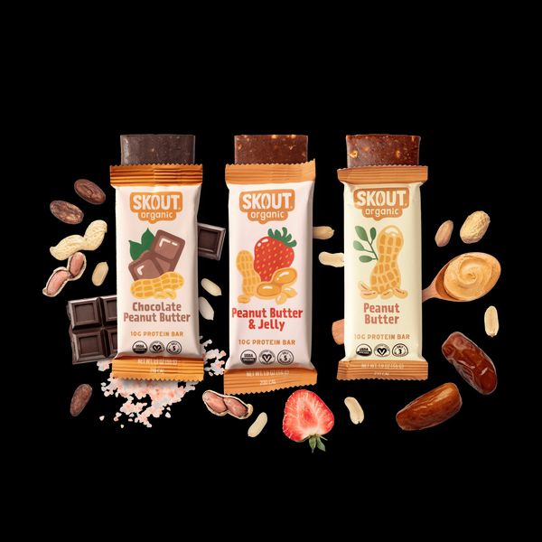 Skout Organic Protein Bar Sample Pack - 3 Pack