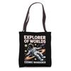 Space Astronaut Explorer Worlds Cosmic Wanderer Galaxy Gift Tote Bag