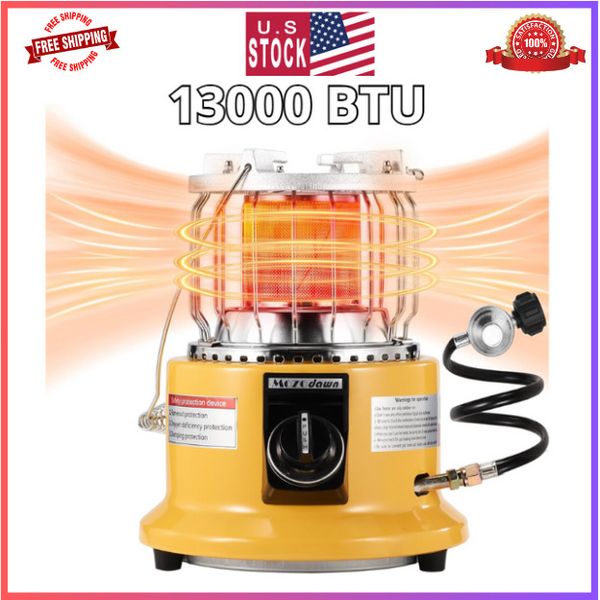 2 in 1 Propane Heater & Stove, 13000 BTU Portable Propane Heater Indoor with ...