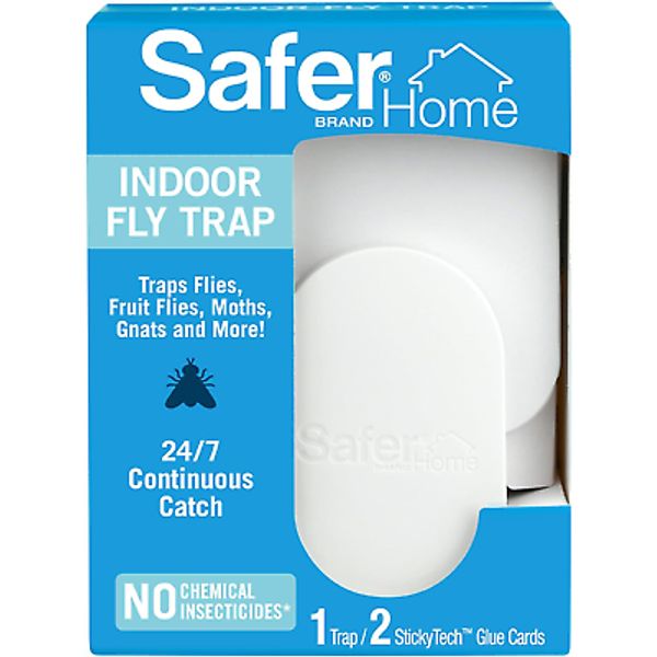 Indoor Plug-In Fly Trap 400 Sq Ft Protection for Flies, Moths, Gnats