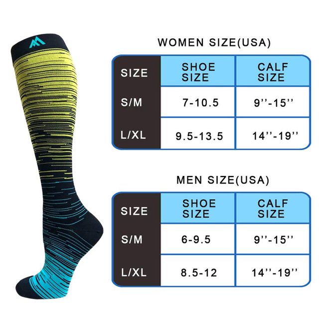 Socks for Women and Men(6 Pairs)-Best Support for Running, Athletic,  Nursing, Travel : : Clothing, Shoes & Accessories