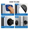 Refrigerator Lock with Combination, Keyless Security Lock for Freezers, Cabinets, Drawers, Easy Installation (2, Black)
