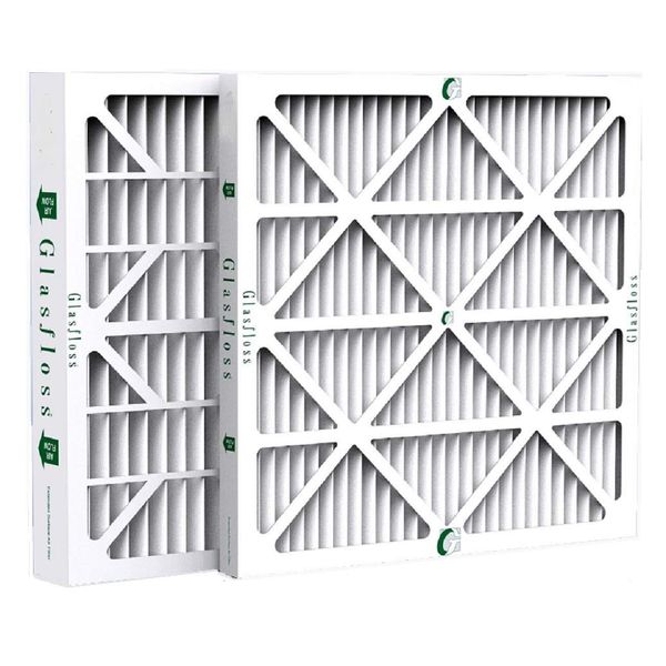 Glasfloss ZL 20x20x4 MERV 10 AC & Furnace Filters. 6 Pack. Actual Size: 19-1/2 x 19-1/2 x 3-3/4