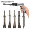 5pcs Air Hammer Chisel, Pneumatic Hammer Bit Set for 150/190/250 Air Hammer
