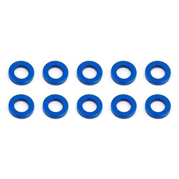 Associated Ballstud Washers 5.5 X 1.0mm Blue Aluminium X10