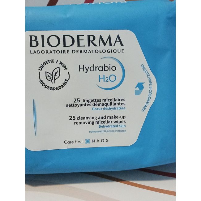 Bioderma Hydrabio H2O Wipes - Cleansing and Make-up Removing Micellar Wipes |