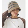 Milkfed STRIPE KNIT Hat, Women's Hat, beige