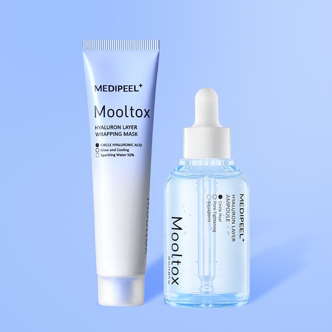 [Wrapping Mask + Ampoule] Medi-Peel Hyaluronic Acid Layer Multox Wrapping Mask 70ml + Multox Ampoule 50ml