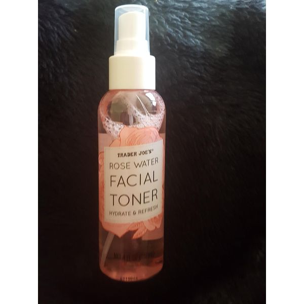 Trader Joe's - Rose Water Facial Toner 4 FL OZ (118 ml) - Hydrate & Refresh