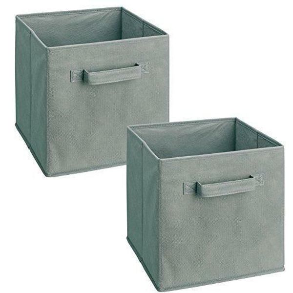 ClosetMaid 18657 Cubeicals Fabric Drawer, Gray, 2-Pack