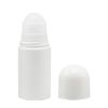 DASNTERED Roll On Bottle, Portable 4pcs 50ml Empty Refillable Lip Balms Essential Oil Roll On Bottle, Leak-Proof DIY Deodorant Containers For Sunscreen, Moisturizer, etc