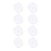Bloomfall 7MM 8PCS Clear Piercing Disc For Piercing Bump,Pressure Silicone Earrings For Keloids Healing Pads Belly Button Piercing Kit