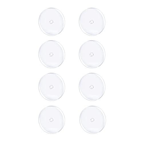 Bloomfall 7MM 8PCS Clear Piercing Disc For Piercing Bump,Pressure Silicone Earrings For Keloids Healing Pads Belly Button Piercing Kit