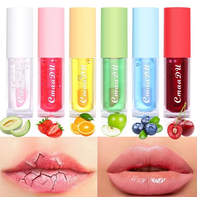 Long-lasting Moisturizing Lip Oil Lip Gloss With Fruit Flavor And