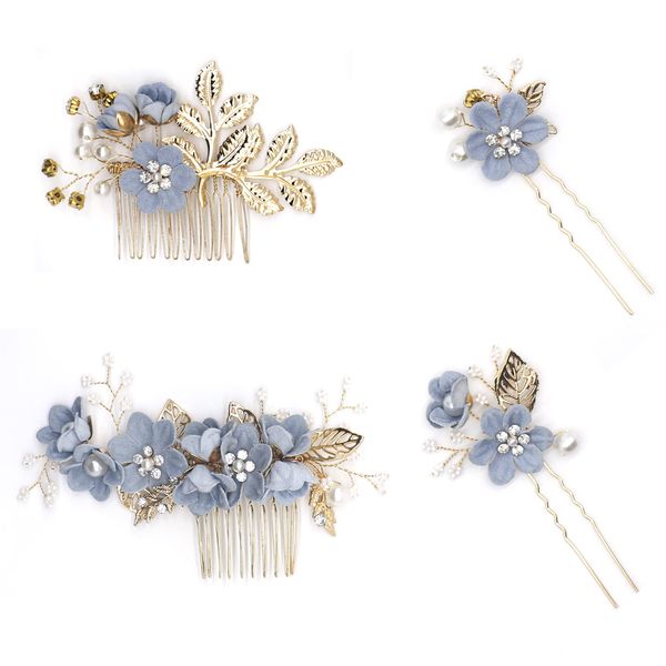 YOUSHY Hair Accessory, For Weddings, Invitations, Yukata, Kimono, Hair Ornament, Flower Headdress, Pearl, Flowers, Comb, U-pins, Hairpins, Hair Pints, For Weddings, Coming of Age Ceremonies, Shichi-Go-San Receptions, Parties, School Entrance Ceremonies, K