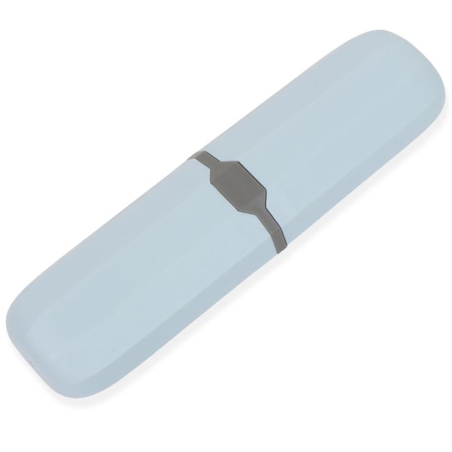 MRD Toothbrush Case, Portable Toothbrush Case, "Business-like Toothbrush Case" (Light Gray)