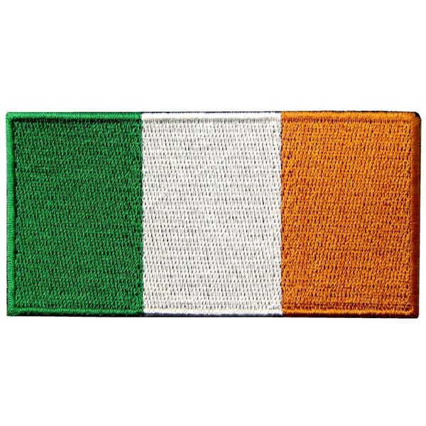 Republic of Ireland Flag Embroidered Irish National Emblem Iron On Sew On Patch