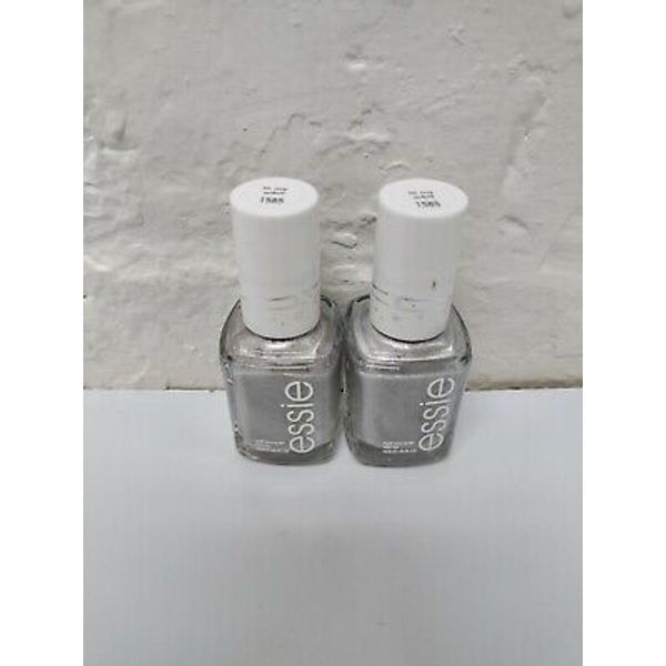 2 Essie Nail Polish Intergalactic Metallics .46oz #1585 IN MY ORBIT - Silver