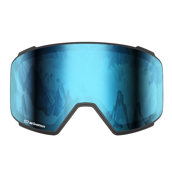 SKIWARRIOR G02 Smart Ski Snowboard Snow Goggles Replacement Lenses (Cylindrical Blue)