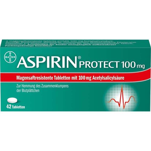 Aspirin Protect 100 mg Gastric Juice Tablets Pack of 42