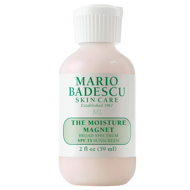 Mario Badescu The Moisture Magnet Face Moisturizer for Women and Men with SPF 15, Ideal Facial Moisturizer for Combination, Dry or Sensitive Skin, Makeup Primer Moisturizer Face Cream, 2 Fl Oz