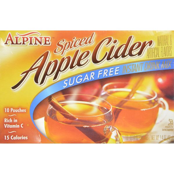 Alpine Spiced Apple Cider Sugar Free- 10 Count (Pack of 1)