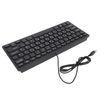 Russian Keyboard, USB Wired Ultra Thin 78 Keys Compact Keyboard, for PC, Computer, Desktop, QWERTY Layout (Russian)