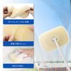 LANMU Bath Sponge, 3 Pieces, Replacement Sponge for Bath Cleaning, Bath Sponge, Repeated Use, Bathroom Cleaning Tool