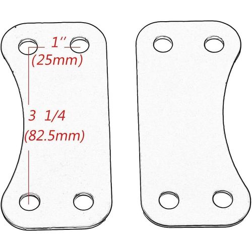 VPZMT Front 21" Wheel Fender Risers Brackets/Lift Brackets Adapter Set Fits for 2014-2023 Harley Touring Electra Glide Road Glide Road King Street Glide (21" Wheel Fender Risers Brackets-Black)