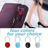 Combination Padlock,4 Pcs Combination Padlocks Small Padlock with Combination 3 Digit Outdoor Waterproof Padlock Code Lock Cable Luggage Locks for Backpack,Suitcase,Door
