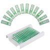 BOJACK 48 PCS Prepared Microscope Slides Set Animals Insects Plants Flowers Plastic Sample Specimens for Students Education