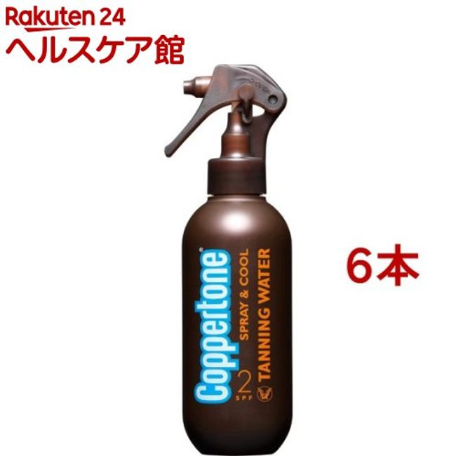 Coppertone Suntanning Series Tanning Water SPF2 (200ml*6 bottles set) [Coppertone]