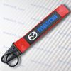 For MAZDA RED Racing Keychain Metal key Ring Hook Strap Lanyard Nylon Universal