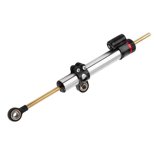 Ejoyous Motorcycle Steering Damper, Aluminum Universal Motorcycle Steering Damper Stabilizer for MT10 MT 07 MT09, Long Type Short Type Available (Long Type)