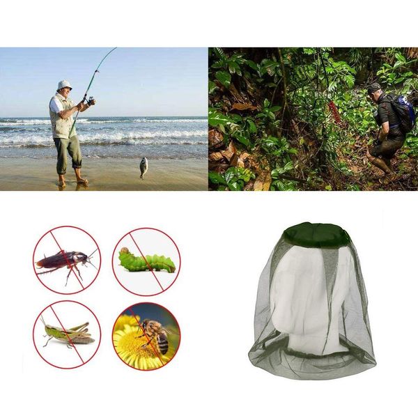 JINXM 4 Pack Insect Head Net Mosquito Head Net Protect From Mosquito Insect Bug