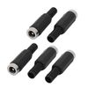 sourcing map 5 Pcs 2.1mm x 5.5mm Female DC Power Socket Jack Connector Adapter