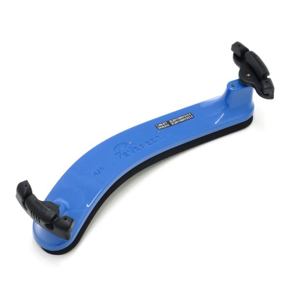 EVEREST Spring Collection Violin Shoulder Rest 4/4, Blue