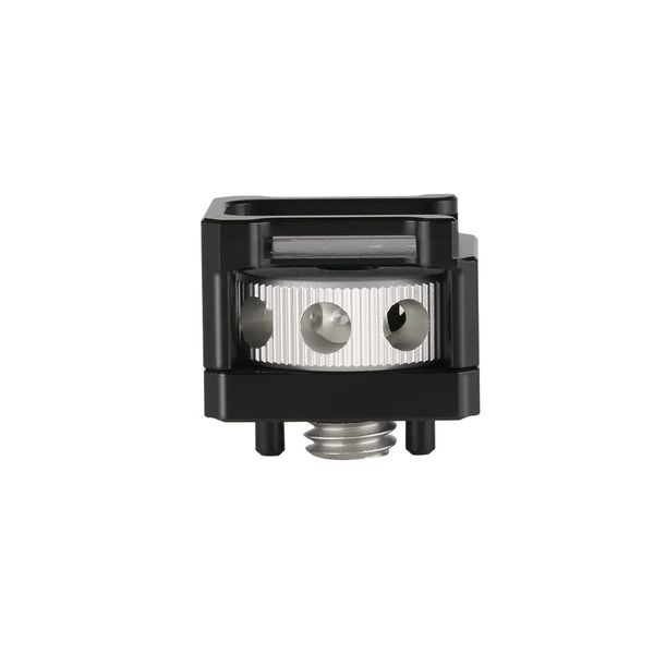 NICEYRIG Cold Shoe Clamp Mount Adapter with 3/8" Locating Threaded Screw for Microphone/Monitor/LED Lights Bracket