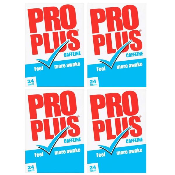 Pro Plus Caffeine - 96 Tablets (4 x 24)