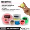 CanDo TheraPutty Hand Exercise Material 4 Piece Set for Strength and Rehab