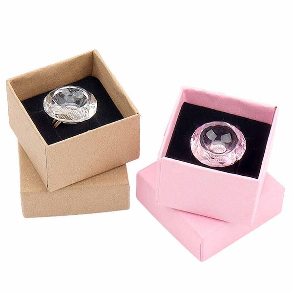 2Pcs Professional Crystal Glue Rings Eyelash Extensions Glue Ring Holder False Eyelash Grafting Tattoo Pigment Rings Pallet Tray for Eyelash Extension Tattoo Nail Art Tool, Clear and Pink