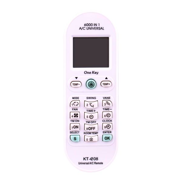 KT-E08 Universal Replaced Remote Control fit for All Major Brands of Mini Split AC KT-E08 KTE08