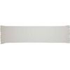 Piper Classics Abigail Ruffled Table Runner, 72" Long, Off White w/Red Dots Tabletop Décor