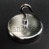  Extra Heavy-Duty Magnet with Hook 2" Diameter Base 50lb. Horizontal Capacity US